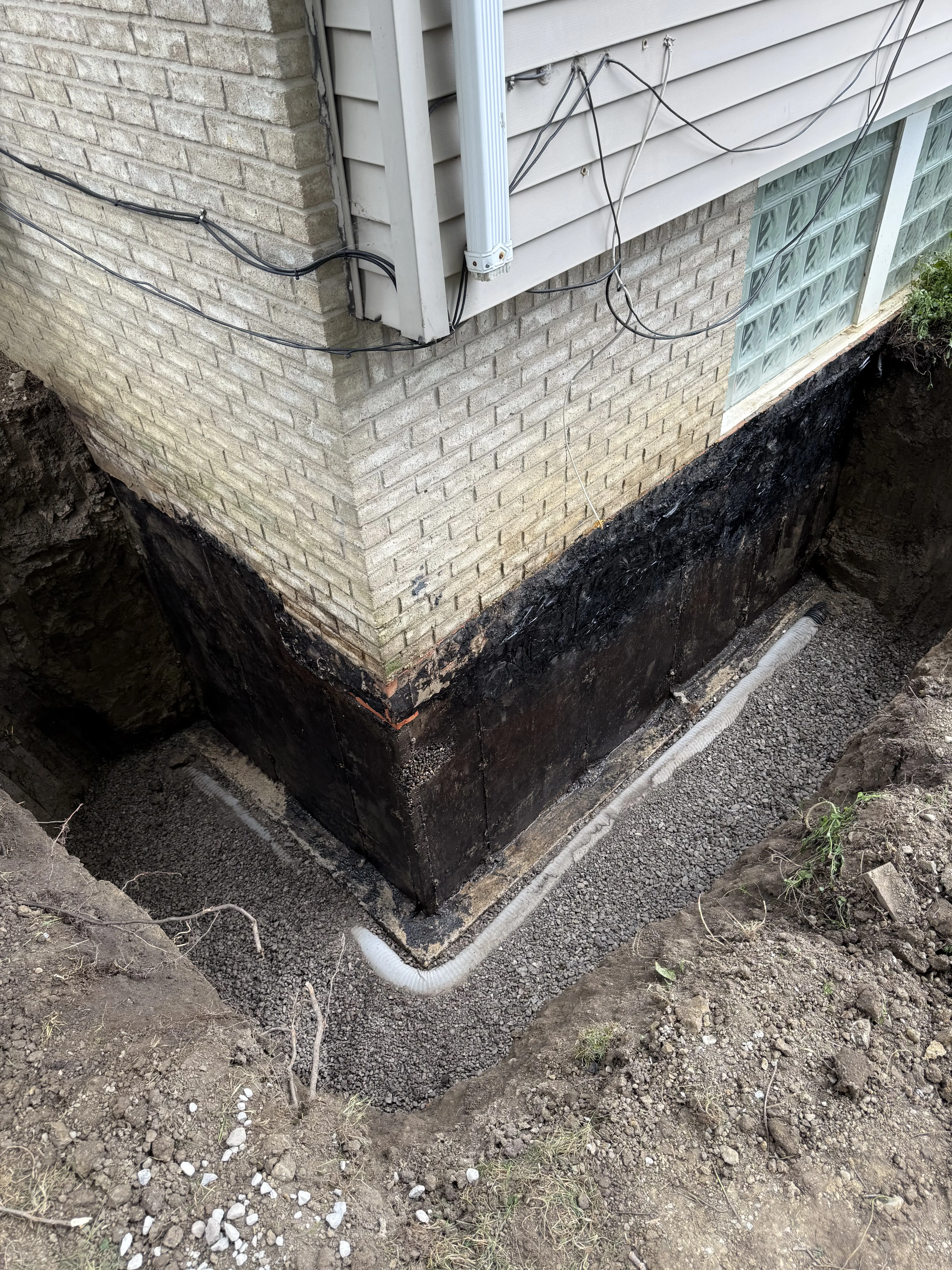 Professional waterproofing installation