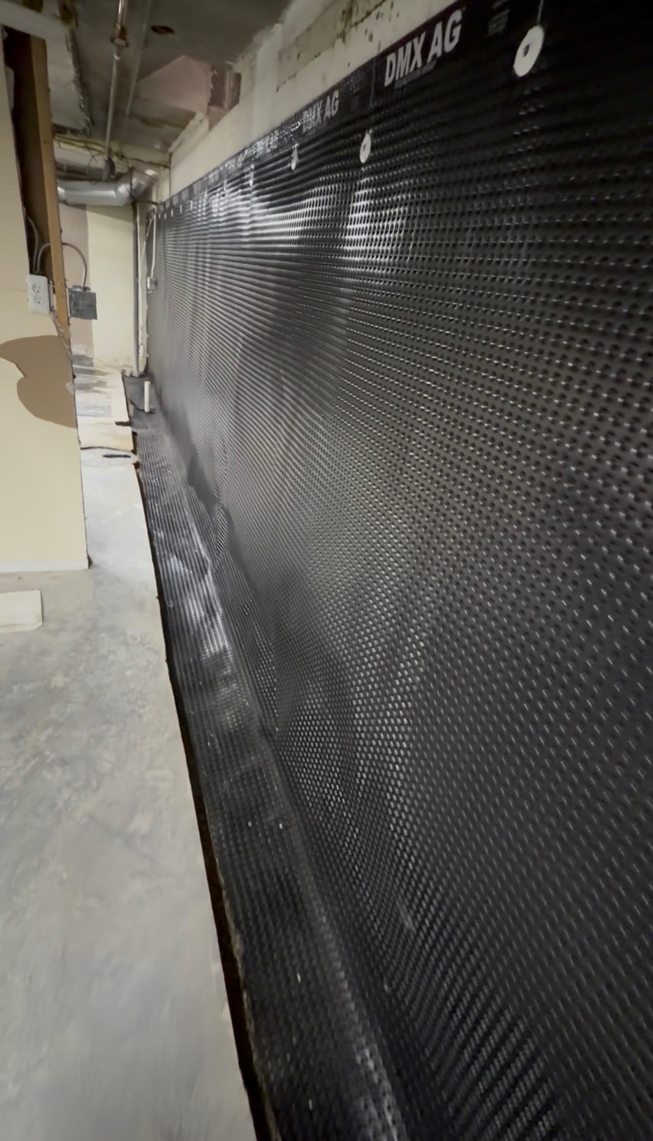 Professional waterproofing installation